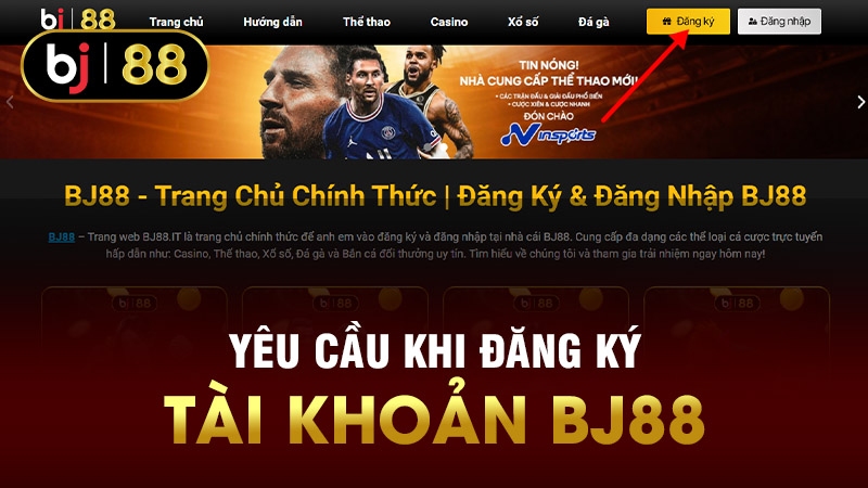 Các Lỗi Thường Gặp Khi Đăng Ký BJ88